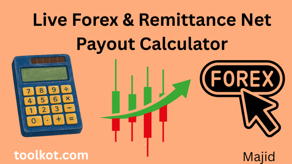 Live Forex & Remittance Net Payout Calculator